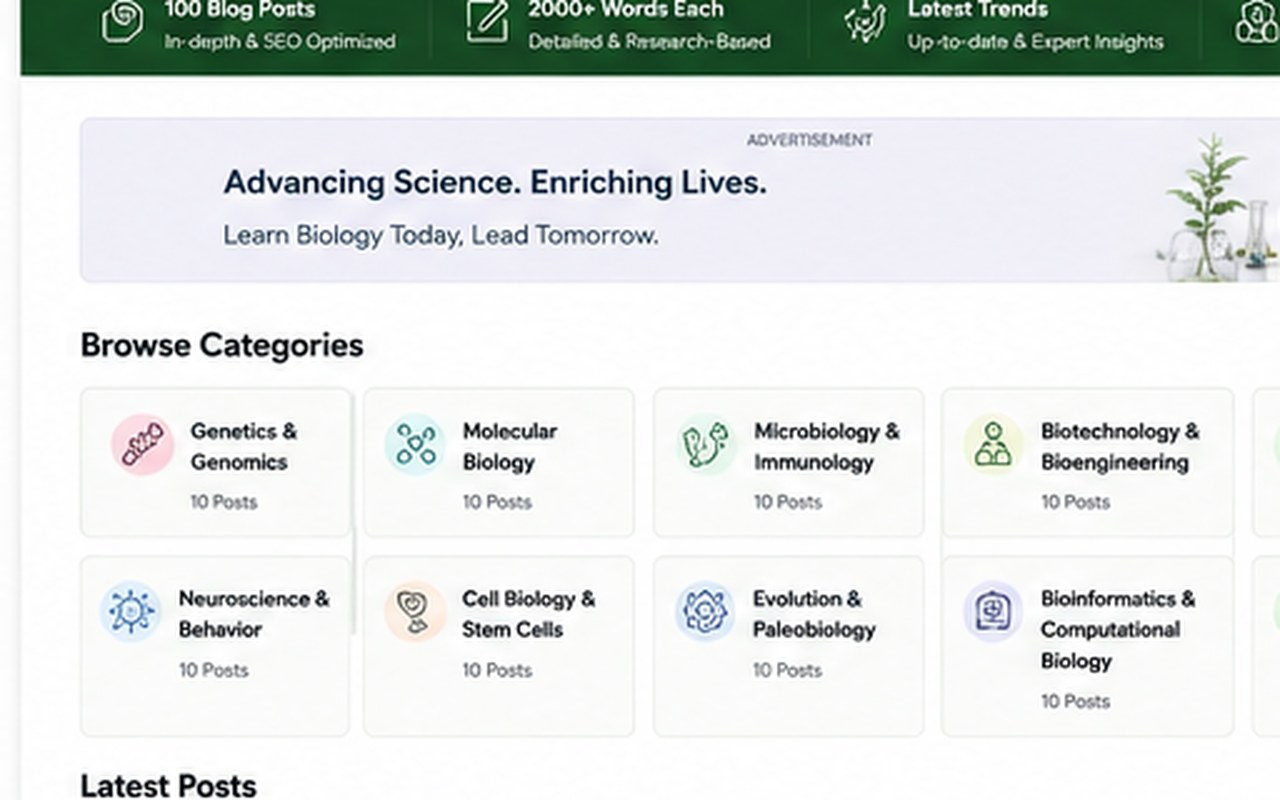 AI-generated style biology research scene with DNA and plant life